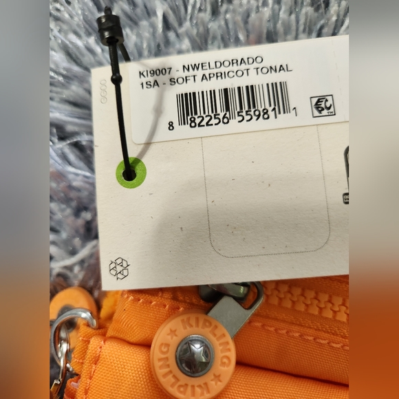 Kipling New Eldorado Crossbody Soft Apricot - Picture 3 of 9